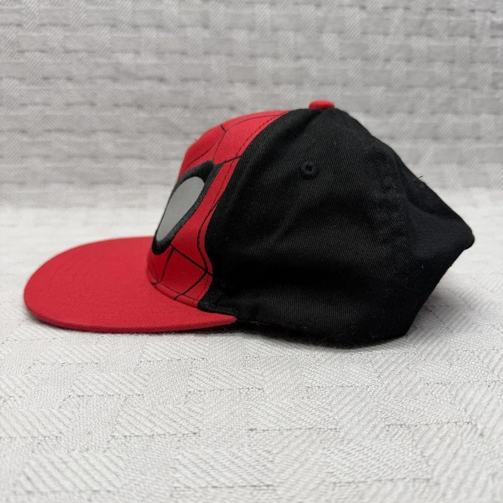 Spider-Man‎ Hat Cap Strap Back Adjustable Boys Red Twill Cotton Embroidered